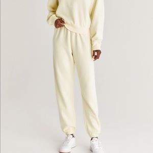 Z Supply Cream Track Pants